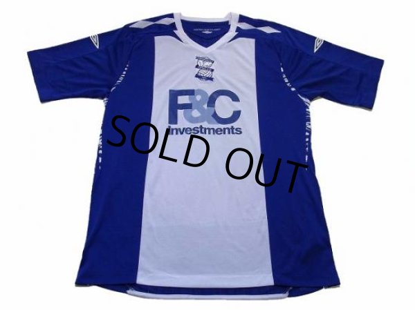 Photo1: Birmingham City 2007-2008 Home Shirt (1)