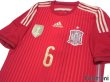 Photo3: Spain 2014 Home Authentic Shirt and shorts Set #6 A.Iniesta 2010 FIFA World Champions Patch (3)