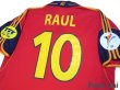 Photo4: Spain Euro 2010 Home Shirt #10 Raul UEFA Euro 2000 Patch Fair Play Patch (4)