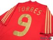 Photo4: Spain Euro 2008 Home Shirt #9 Torres w/tags (4)