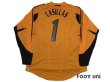 Photo2: Spain 2004 GK Long Sleeve Shirt #1 Casillas  (2)