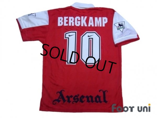 Arsenal 1994-1996 Home Shirt #10 Bergkamp - Online Store From Footuni Japan