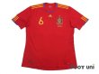 Photo1: Spain 2010 Home Shirt #6 A.Iniesta (1)