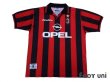 Photo1: AC Milan 1997-1998 Home Shirt (1)