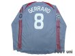 Photo2: Liverpool 2008-2009 Away Authentic Long Sleeve Shirt #8 Gerrard Champions League Patch/Badge UEFA Champions League Trophy Patch/Badge 5 (2)