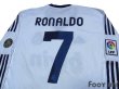 Photo4: Real Madrid 2012-2013 Home L/S Shirt #7 Ronaldo 110 ANOS 1902-2012 Patch/Badge LFP Patch/Badge w/tags (4)