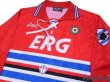 Photo3: Sampdoria 1994-1995 Away Long Sleeve Shirt Coppa Italia Patch/Badge (3)