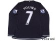 Photo2: Aston Villa 2007-2008 3rd Authentic Long Sleeve Shirt #7 Ashley Young (2)