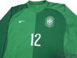 Photo3: Brazil 2006 GK Player Long Sleeve Shirt #12 (3)