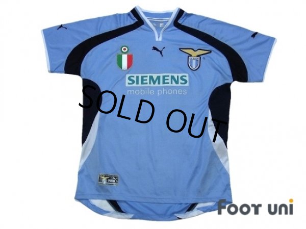 Photo1: Lazio 2000-2001 Home Shirt #11 Mihajlovic Scudetto Patch/Badge (1)