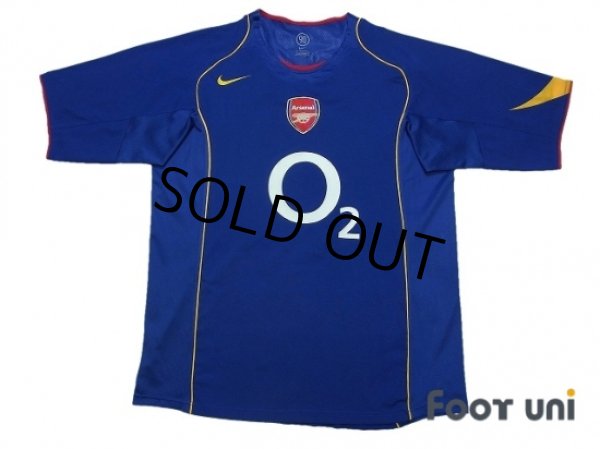 Photo1: Arsenal 2004-2006 Away Shirt #10 Bergkamp (1)