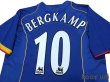 Photo4: Arsenal 2004-2006 Away Shirt #10 Bergkamp (4)