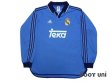 Photo1: Real Madrid 1999-2001 Away Authentic Long Sleeve Shirt #10 Figo (1)