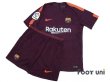 Photo1: FC Barcelona 2017-2018 3rd Authentic Shirt and Shorts Set La Liga Patch/Badge (1)