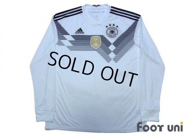 Photo1: Germany 2018 Home Long Sleeve Shirt (1)