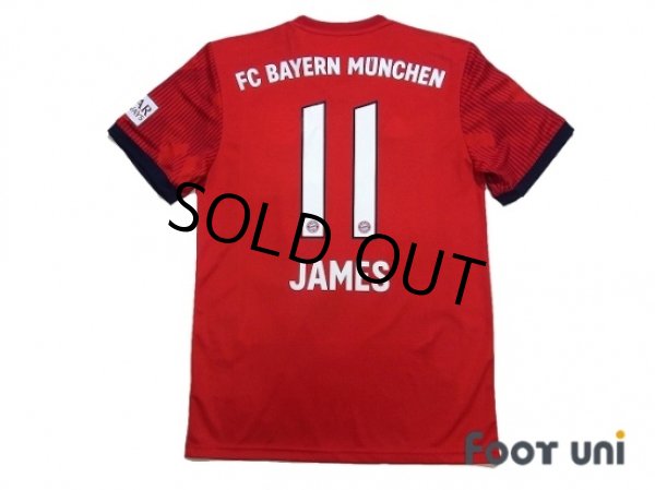 Bayern Munich 2018 2019 Home Shirt 11 James Rodriguez Online Store From Footuni Japan