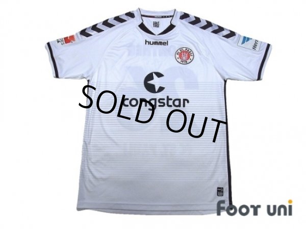 Photo1: FC St.Pauli 2014-2015 Away Autographed Shirt #26 Gonther Bundesliga Patch/Badge Hermes Patch/Badge (1)