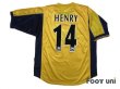 Photo2: Arsenal 1999-2001 Away Shirt #14 Henry (2)