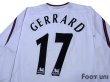 Photo4: Liverpool 2003-2005 Away Long Sleeve Shirt #17 Gerrard (4)