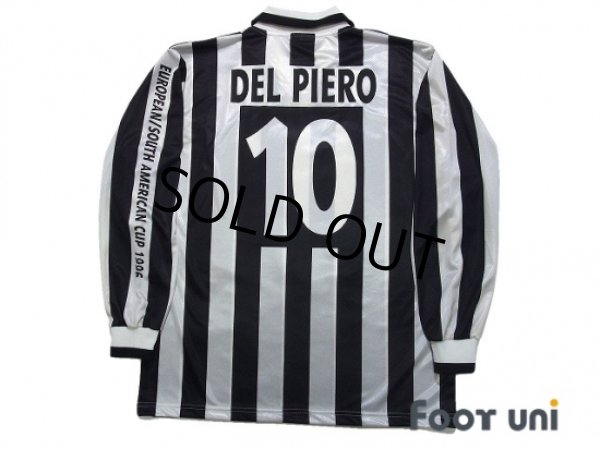 Juventus 1996 Home Long Sleeve Shirt #10 Del Piero - Online Store 