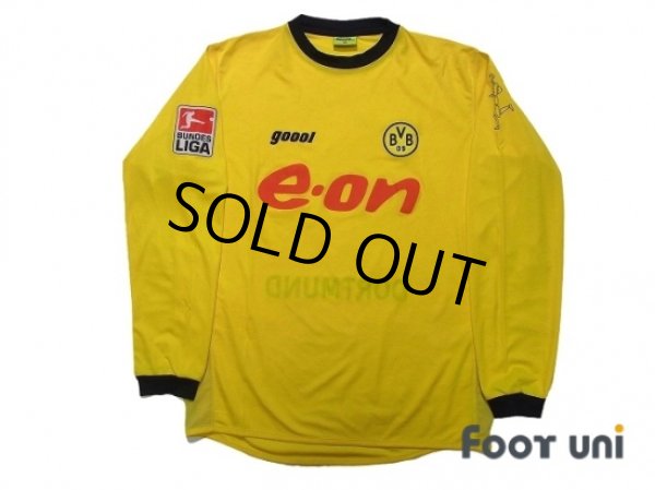 Photo1: Borussia Dortmund 2003-2004 Home Long Sleeve Shirt Bundesliga Patch/Badge (1)