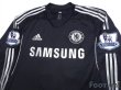 Photo3: Chelsea 2013-2014 3rd Authentic Long Sleeve Shirt #17 Hazard BARCLAYS PREMIER LEAGUE Patch/Badge (3)