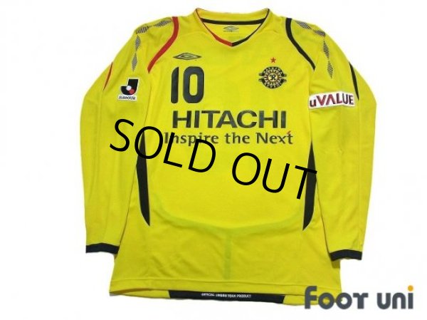 Photo1: Kashiwa Reysol 2009 Home Long Sleeve Shirt #10 (1)