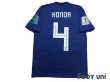 Photo2: Japan 2018 Home Shirt #4 Keisuke Honda FIFA World Cup Russia 2018 Patch/Badge (2)