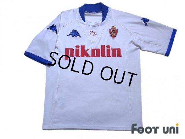 Photo1: Real Zaragoza 2001-2003 Home Shirt (1)