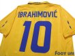 Photo4: Sweden 2009-2010 Home Shirt #10 Ibrahimovic (4)