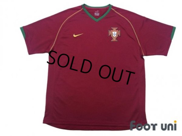 Photo1: Portugal 2006 Home Shirt (1)