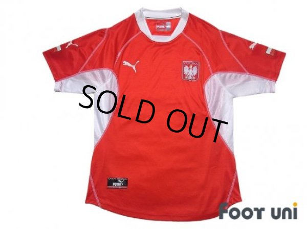 Photo1: Poland 2002 Away Shirt (1)