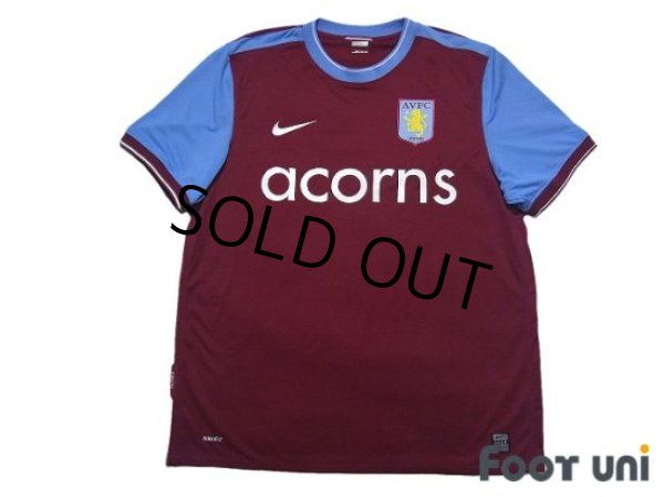 Photo1: Aston Villa 2009-2010 Home Shirt Jersey (1)