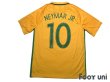 Photo2: Brazil 2016 Home Shirt #10 Neymar Jr w/tags (2)