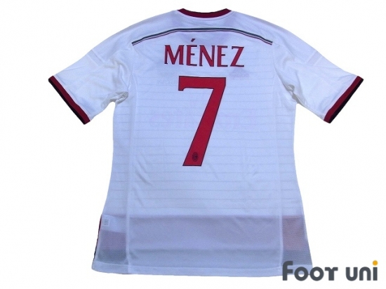 AC Milan 2014-2015 Away Shirt #7 Menez - Online Store From Footuni Japan