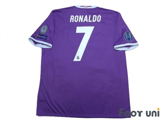 Camiseta 2ª Real Madrid 2016/2017 Ronaldo Morado