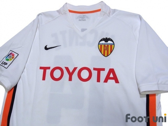 Valencia 2006-2007 Home #14 Vicente - Online Store From Footuni Japan