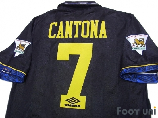 Manchester United 1993-1995 Away Shirt #7 Cantona - Online Store 