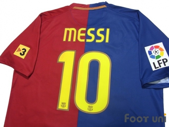FC Barcelona 2008-2009 Home Shirt #10 Messi - Online Store From