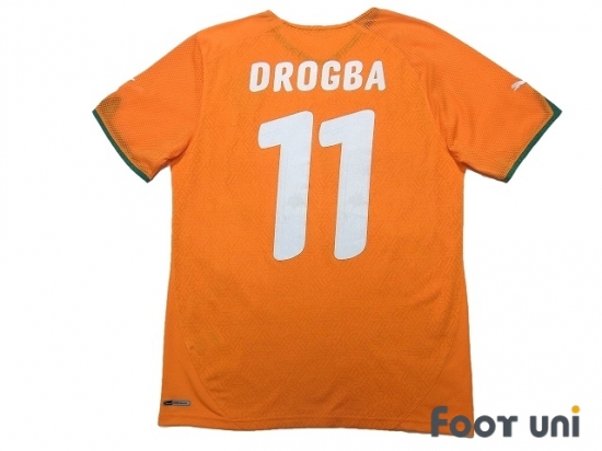 Cote d'Ivoire 2010 Home Shirt #11 Drogba - Online Store From Footuni Japan