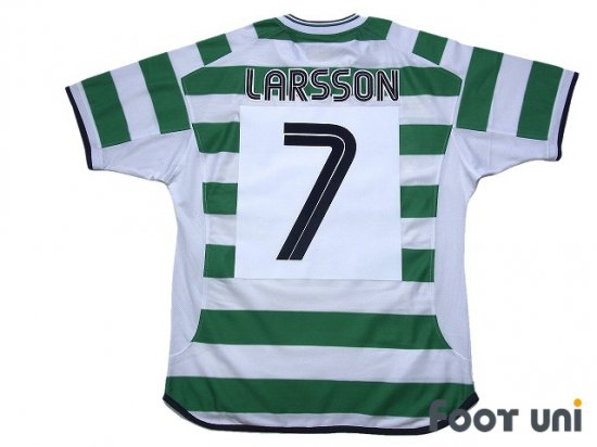 Celtic 2002 - 2003 Away Football Shirt #7 Larsson – Special Football Shirts