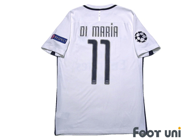 Di Maria PSG Paris Saint Germain UEFA PLAYER ISSUE 2015 2016 Third Jersey  Shirt Maillot L SKU# 658899-011