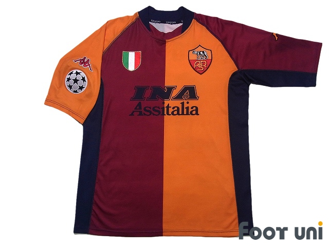 AS Roma 2001-2002 champions league model Shirt #10 Francesco Totti 